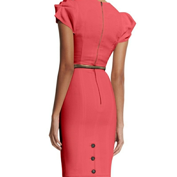**SOLD** Roland Mouret GALAXY Dress, US12 runs small, Rose - Picture 11 of 15